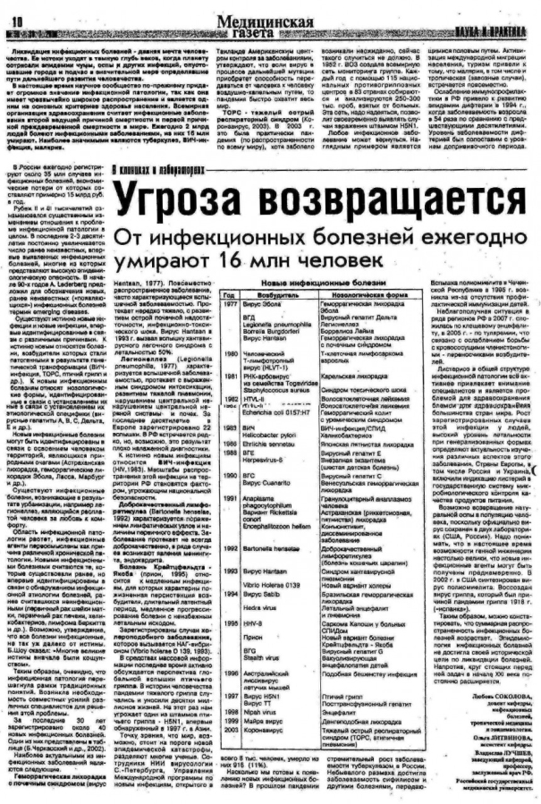 Медицинская газета № 56 30.7.2008 стр.10