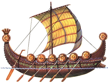 Боевой корабль этрусков V-IV в. до н. э.